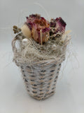 Deko Trockenblumen Gesteck Natur 19