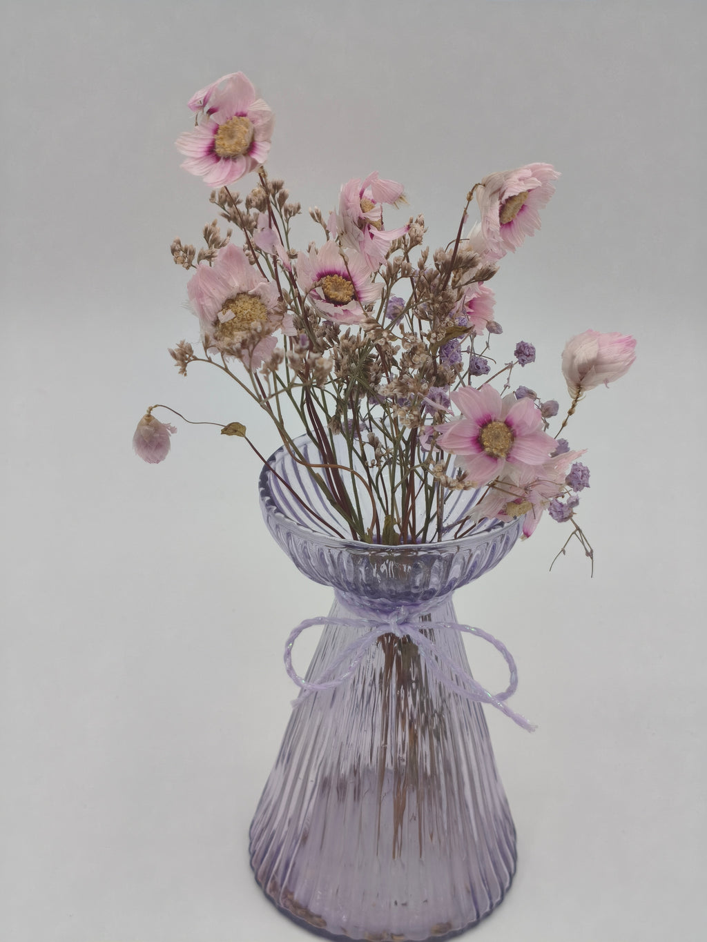Dekoration Blumen-Vase mit Trockenblumen 44