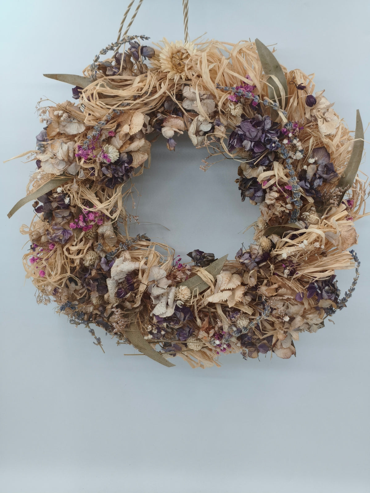 Trockenblumenkranz Boho Herbst 66