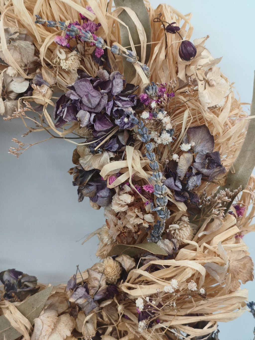 Trockenblumenkranz Boho Herbst 66